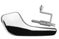 Вътрешна дръжка за лява врата, Opel Corsa D, хромирана, снимка 4