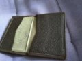Калъвче за членска книжка естествена кожа ново от соца неизползвано БКП- 113х82мм, снимка 7
