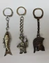 Стари метални ключодържатели , снимка 1