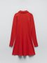 Червена мини рокля на Зара, снимка 7