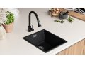 Кухненска Мивка от гранит модел Прага 45 Премиум 410 x 470 мм - графит, снимка 2