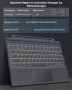 MoKo Bluetooth клавиатура AZERTY с тъчпад за Surface Pro 7 Plus/7/6/5/4/3, снимка 9