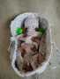 Плетена кукла с аксесоари и кошче, снимка 2