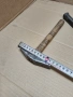 Комплект Стари Ковани Чук С Наковалня За Клепане На Коси 1кг. НОМЕР 1496., снимка 13