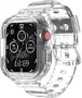 TPU каишка за Apple Watch 46 мм, Armor, прозрачна, снимка 1