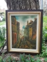Красива Стара Картина Живопис Маслени Бои на Платно , снимка 4
