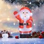 Коледна светеща фигура Дядо Коледа, 28см, Коледна лампа, снимка 1 - Други - 42742505