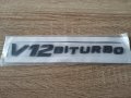Надписи Mercedes Benz Мерцедес Бенц V12 Biturbo