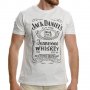 Нова мъжка тениска с трансферен печат JACK DANIELS (Джак Даниелс), уиски