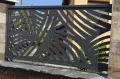 Продавам лазерно изрязани поцинковани оградни пана с рамки - RAL7016 Сив антрацит - 22 бр., снимка 4