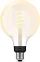 Смарт крушка Philips Hue Filament Globe E27, G125, снимка 4