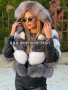Дамско луксозно палто лисица код 166