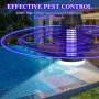 Лампа за унищожаване на комари, 2 в 1 уред за насекоми 4200V 15W UV, снимка 6