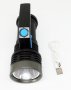 LED акумулаторен фенер и лампа със дръжка, LED + COB диоди, снимка 4