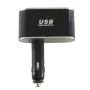 Разклонител за запалка с 2 гнезда и 2 USB порта, снимка 3