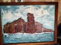 картина-морски пейзаж, снимка 3