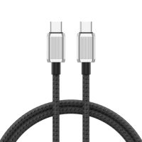 Orico кабел Cable USB C-to-C PD 100W Charging 2.0m Black - GQZ100-20-BK, снимка 1 - Кабели и адаптери - 44783443
