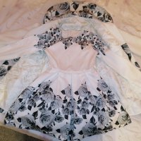 Комплект рокля и палто на "Мариша" , снимка 5 - Детски рокли и поли - 30866935