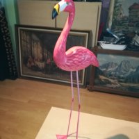 *BIG ONE-Фламинго розово от дърво с метални крака 0411201638, снимка 18 - Колекции - 30674360