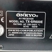 Ресивър Onkyo TX-SR600Е, снимка 5 - Ресийвъри, усилватели, смесителни пултове - 29749548