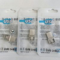 Мини флашка за телефон и компютър, памет 32GB гб, нови, снимка 3 - USB Flash памети - 29784032