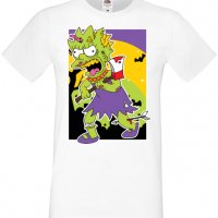 Мъжка тениска The Simpsons Lisa Simpson 01,Halloween,Хелоуин,Празник,Забавление,Изненада,Обичаи,, снимка 2 - Тениски - 38136856