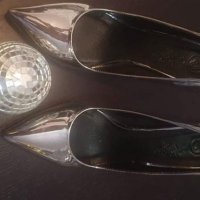 Сребърни токчета Джофра : Djofra , снимка 3 - Дамски обувки на ток - 35154703
