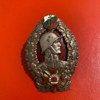 Български царски нагръден знак на пехотата, снимка 3 - Други ценни предмети - 42788947