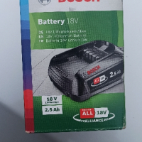 Акумулаторна батерия Bosch PBA, 18 V, 2.5 Ah W-B, снимка 2 - Други инструменти - 44508616