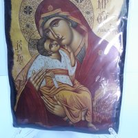 Икона на Пресвета Богородица майка Закрилница  Б, снимка 1 - Икони - 37622633