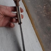 Стар кован български нож острие, снимка 6 - Антикварни и старинни предмети - 44481347