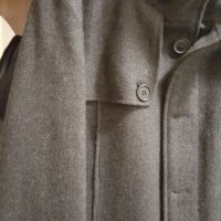 Дебело сиво палто, снимка 3 - Палта - 38877596