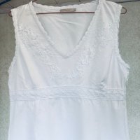 Красива бяла рокля FRANSA, снимка 6 - Рокли - 29559983