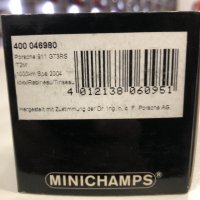 Колекционерски модел метална количка MINICHAMPS PORSCHE 911 GT3 RS2004, снимка 3 - Колекции - 38657594