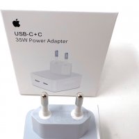  Адаптер зарядно DUAL USB C 35W Power Adapter Apple iPhone, снимка 5 - Оригинални зарядни - 37530621