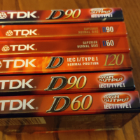 TDK D 60,D 90,D 120, снимка 1 - Аудио касети - 36478499