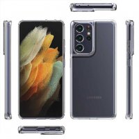 Samsung Galaxy S21 Ultra - Удароустойчив Прозрачен Кейс COSS, снимка 4 - Калъфи, кейсове - 31914110