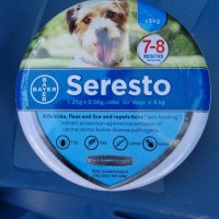 Противопаразитен нашийник на SERESTO за кучета под и над 8 кг., снимка 2 - Други стоки за животни - 40254868