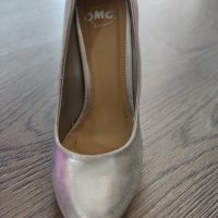 Сребристи обувки CCC, снимка 10 - Дамски обувки на ток - 37416802
