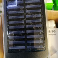 Соларно зарядно, соларна батерия,Power Bank 60000mAh, за телефон, таблет, камери с LED фенер, снимка 1 - Външни батерии - 32137613