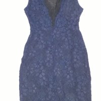 Елегантна синя рокля Vero moda, снимка 3 - Рокли - 37669248