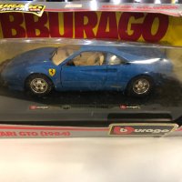 BBURAGO метална колекционерска количка FERRAR GTO 1989 1:24 нова, снимка 1 - Колекции - 37585488