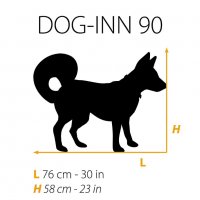 Метална клетка за Куче с две врати 92.7 x 58.1 xh 62.5 см. - Ferplast, снимка 2 - За кучета - 30620510