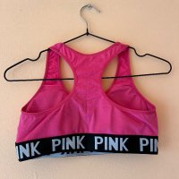 Розово спортно бюстие с махащи се подплънки 🩷, снимка 3 - Корсети, бюстиета, топове - 44198955