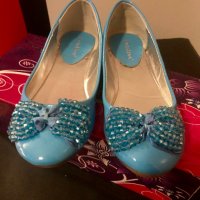 Сини балеринки, снимка 1 - Детски обувки - 30248015