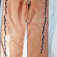 Нови мъжки  кожени панталони, снимка 1 - Панталони - 31061683