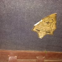 Антична кафява кожена лекарска чанта от период 1950 г , снимка 7 - Антикварни и старинни предмети - 31144273