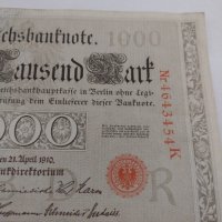 Райх банкнота - Германия - 1000 марки / 1910 година - 17957, снимка 4 - Нумизматика и бонистика - 31029931