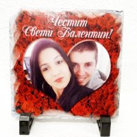Снимка на камък или колаж с послание и снимки за Свети Валентин , снимка 5 - Романтични подаръци - 26571183