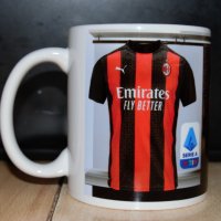 Футболна чаша на Милан с име и номер!Фен чаша на AC MILAN!2020 уникален фен подарък!  , снимка 1 - Фен артикули - 30675875